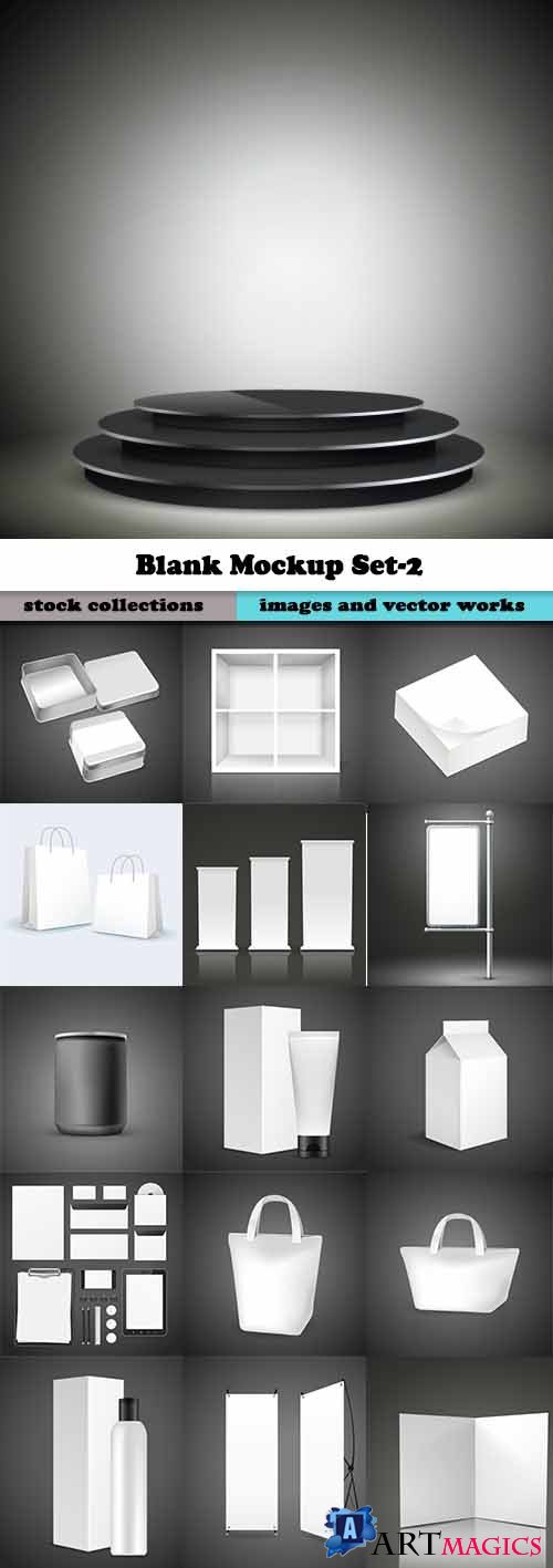EM-Blank Mockup Set-2-25xEPS