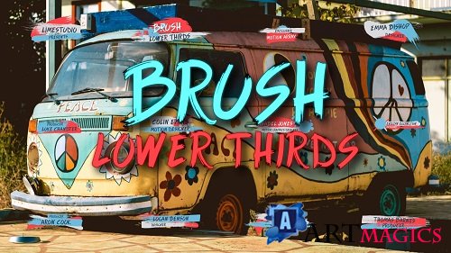 Brush Lower Thirds 88122 - After Effects Templates