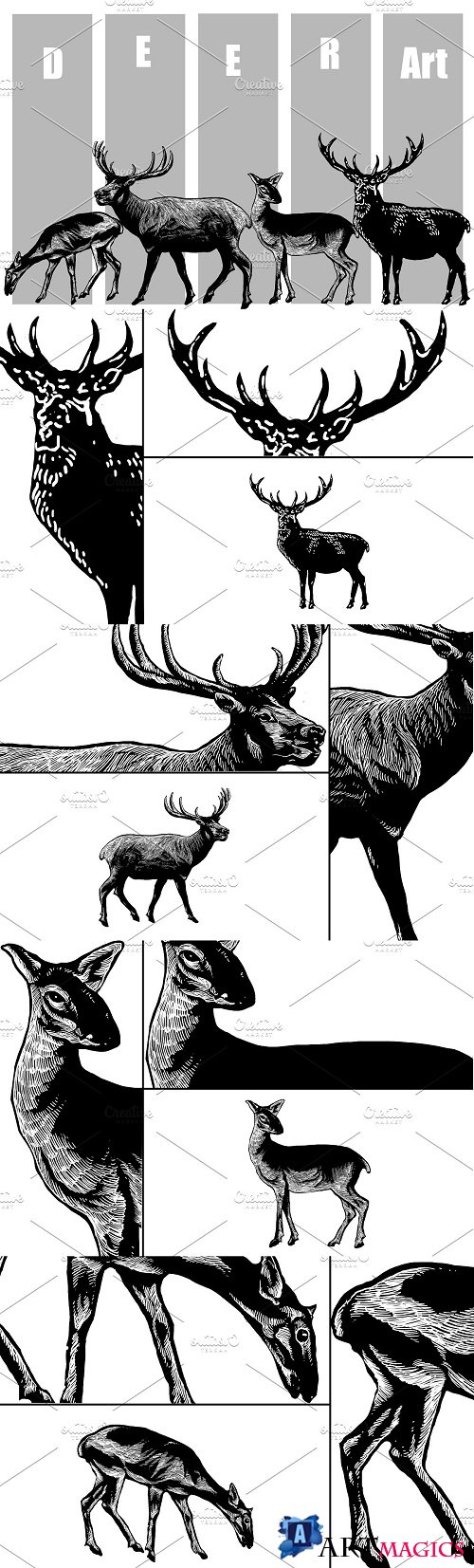 Deer Art - 3100294