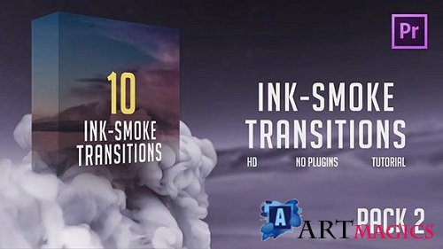 Ink-Smoke Transitions (Pack 2) 196457 - Premiere Pro Templates