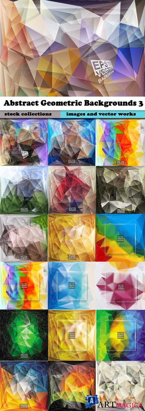 Abstract Geometric Backgrounds 3