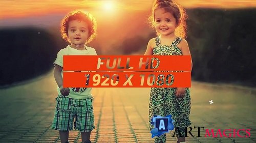 Energetically Modern Slideshow - After Effects Templates