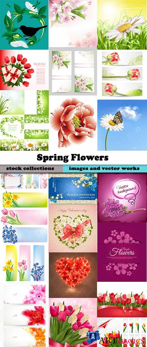 Spring Flowers 25 eps