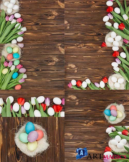    -  / Easter Backgrounds - Raster clipart