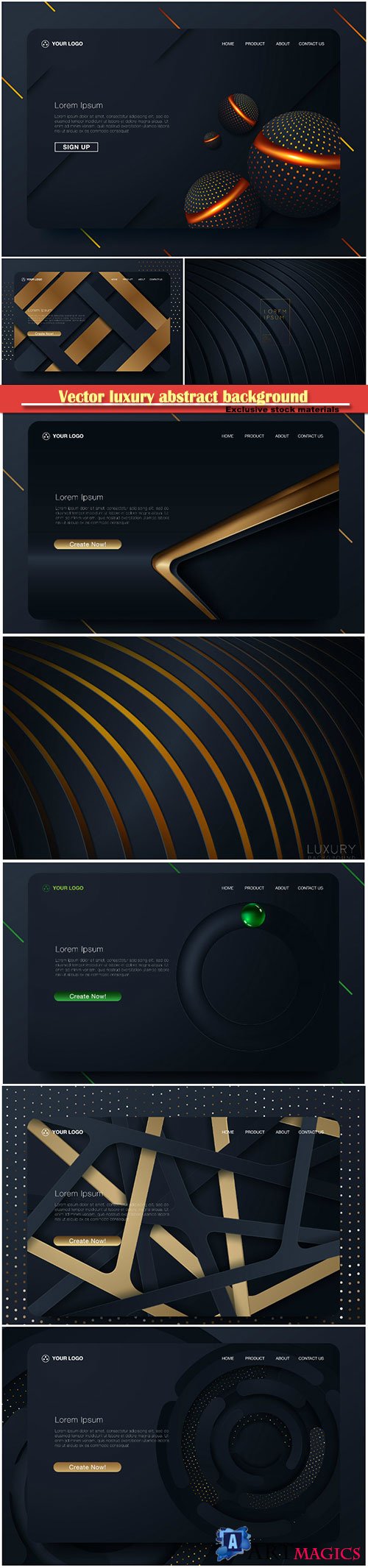 Vector luxury abstract background