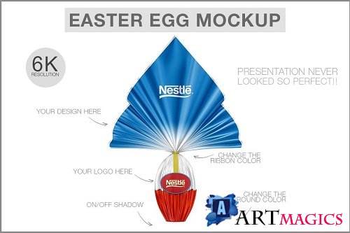 Easter egg Mockup - 3491438