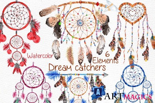 Dreamcatchers, Tribal clip art - 508439
