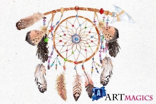 Dreamcatchers, Tribal clip art - 508439