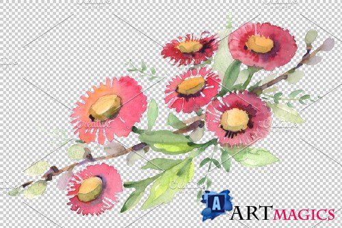 Bouquet Refinement Watercolor png - 3641490