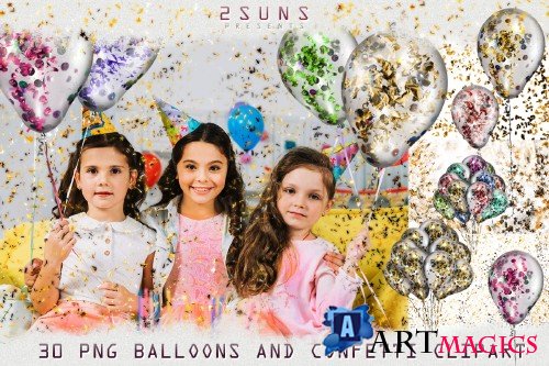 30 air balloons ballon Photo Overlays - 23500