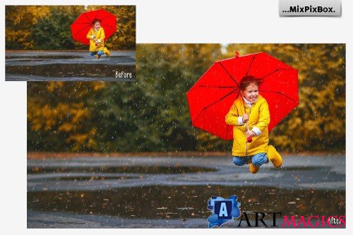 Realistic Rain Photo Overlays 3586814