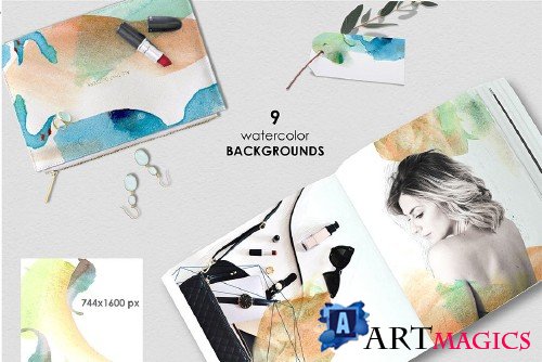 Be an Artist. Watercolor decor kit - 3206196