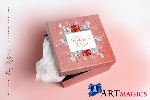 Coral Floral Wedding graphic & font - 3301473
