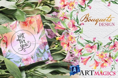 Beautiful alstroemeria Bouquets - 3665873