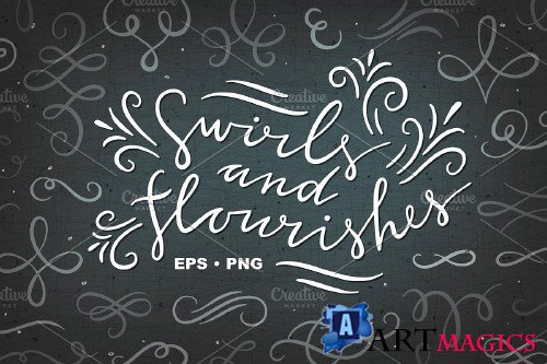 Swirls and Flourishes - 3464676