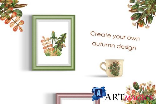 Autumn Forest - Watercolor Clip Art - 2968507