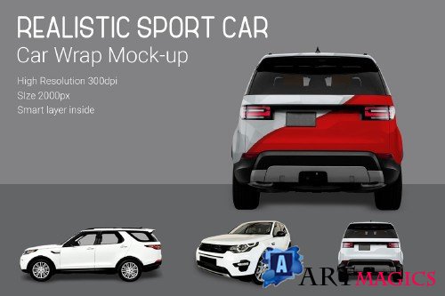 Sport Car Mock-up 3672455