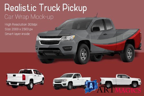 Truck Pickup Mock-Up - 3686619
