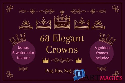 68 Elegant Crowns - 3064529