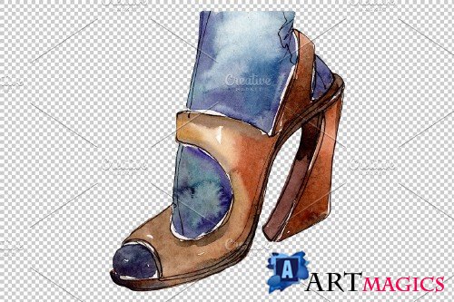 Fashion and style watercolor png - 3699503