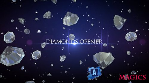 Elegant Diamonds Opener - Project for After Effects (Videohive)
