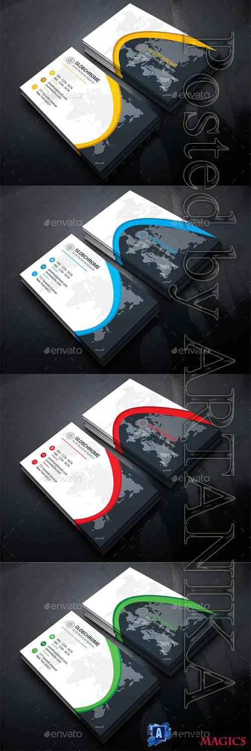 Graphicriver - Corporate Business Card 21327856