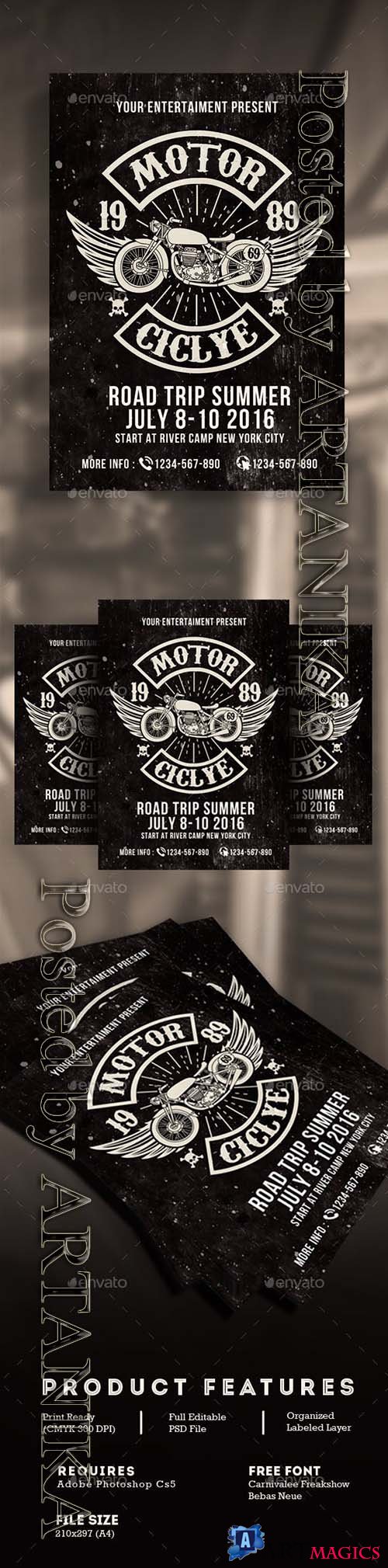 Graphicriver - Motorcycle Club Event 16792550