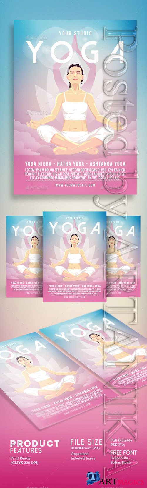 Graphicriver - Yoga Flyer Poster 18307397