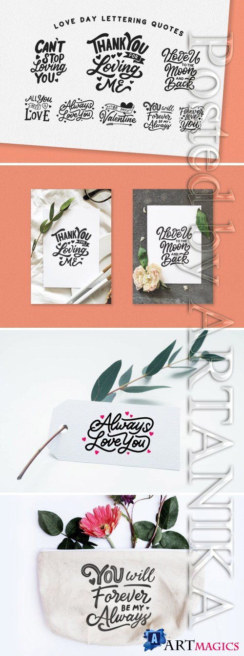 Love Day Lettering Quotes