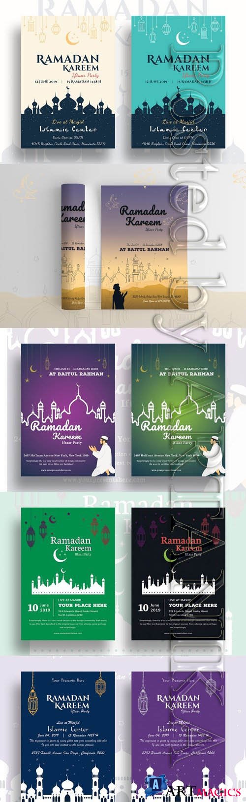 Ramadan Kareem Day Flyer Bundle
