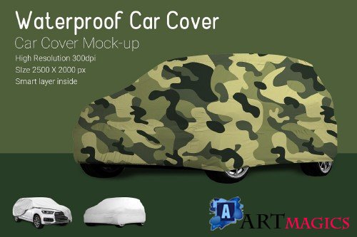 Car Cover Mock-Up - 3726487