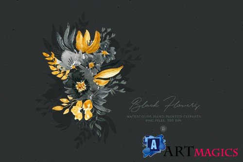 Black Flowers - 3733672
