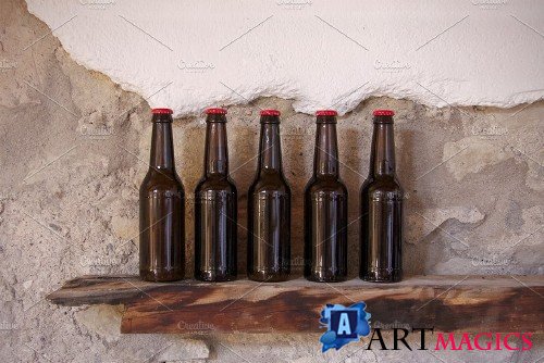 Cave Wall | Beer Mockup - 332368