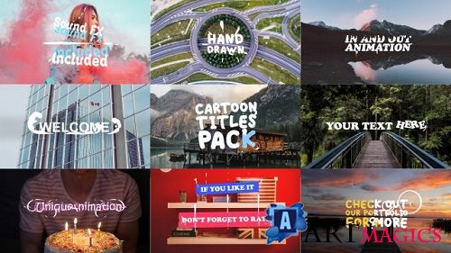 Cartoon Titles Pack 211013 - After Effects Templates