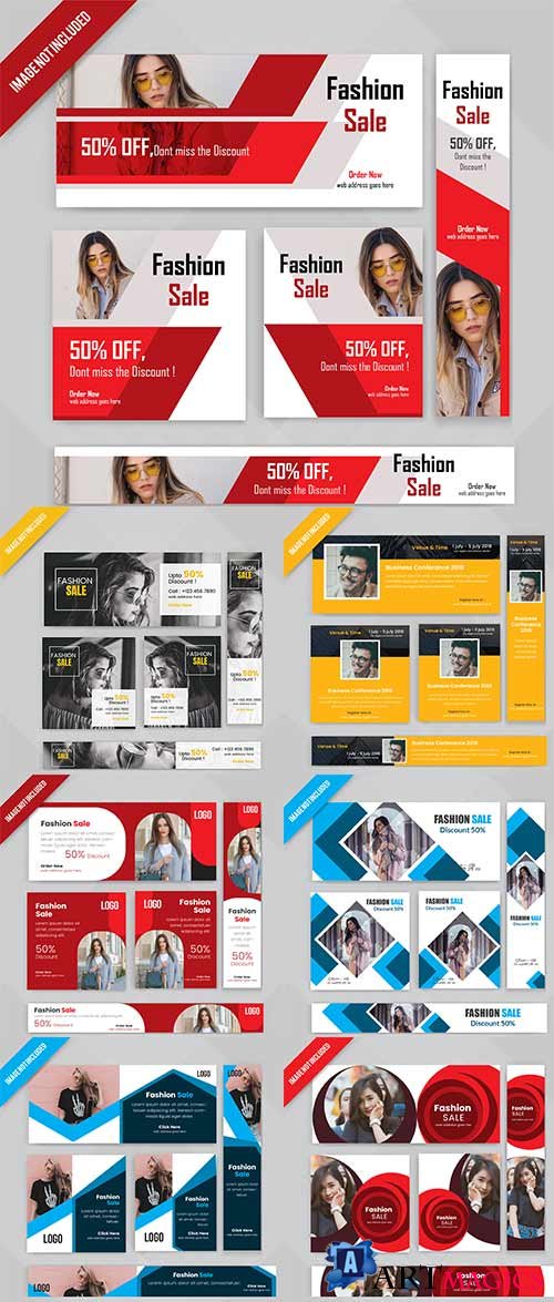      -   / Set of banners - Vector Graphics