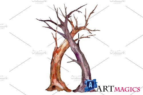 Wedding Tree Watercolor png - 3749490