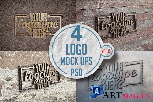 Logo Mock-up Pack Vol.15 - 3340216