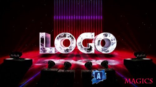 Realistic Light Spotlights Logo 2 224555 - After Effects Templates