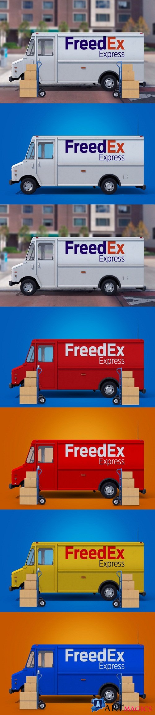 Mock-up Post Office Truck - 3071641