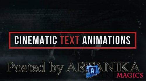 Cinematic Text Animations Premiere Pro Template 219732