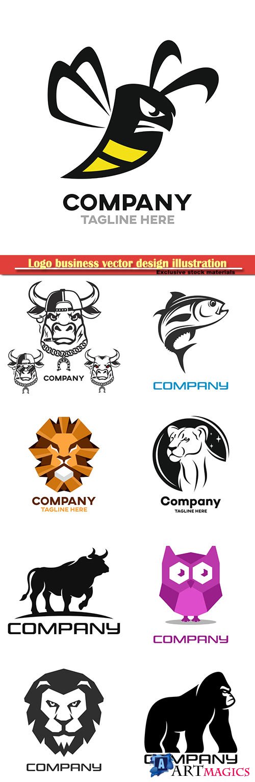 Logo business vector design illustration # 107