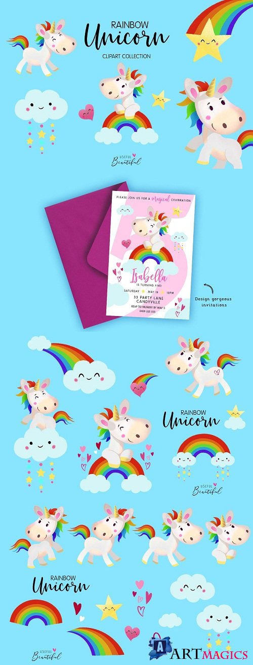 Rainbow Unicorn - 3589704