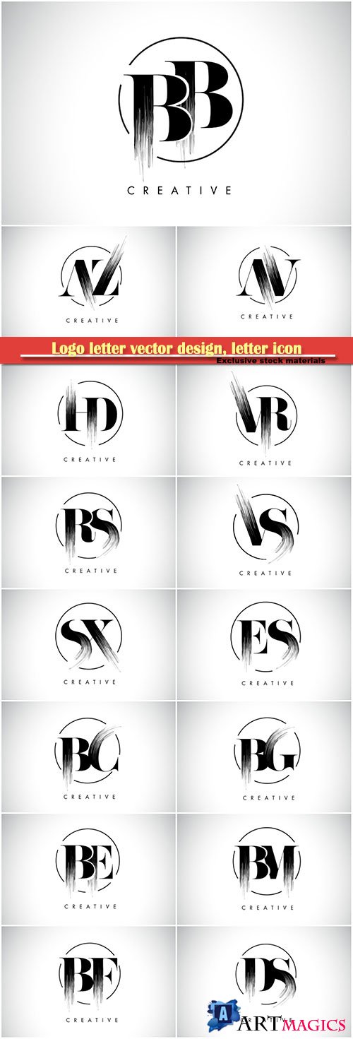 Logo letter vector design, letter icon # 10