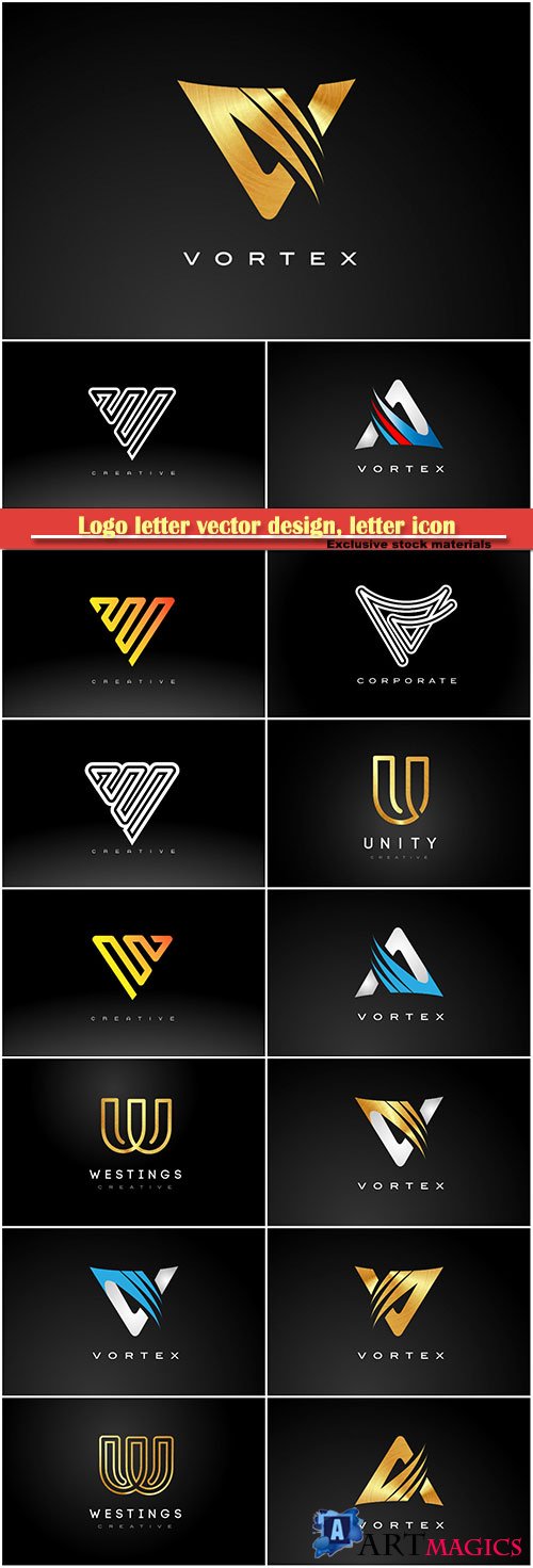 Logo letter vector design, letter icon