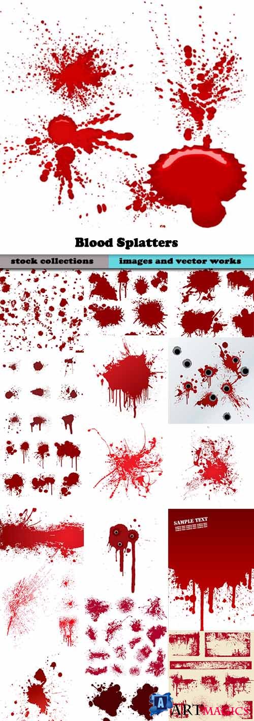 Blood Splatters 50xEPS