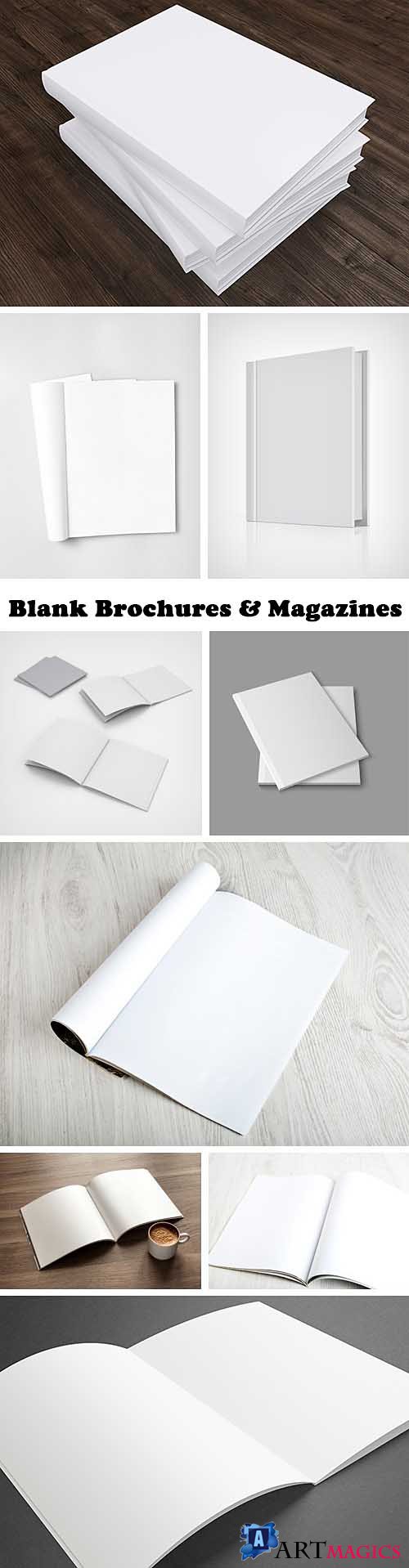 Blank Brochures & Magazines