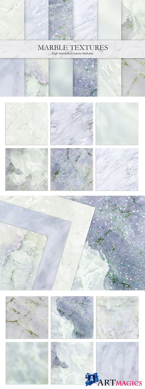 Marble and Watercolor Textures - 3315573