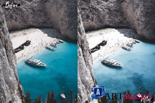 Neo Santorini Theme mobile lightroom presets - 259296