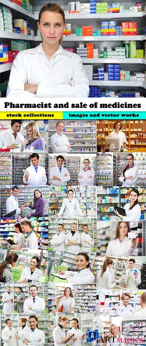 Pharmacist and sale of medicines Stock images - 25 HQ Jpg