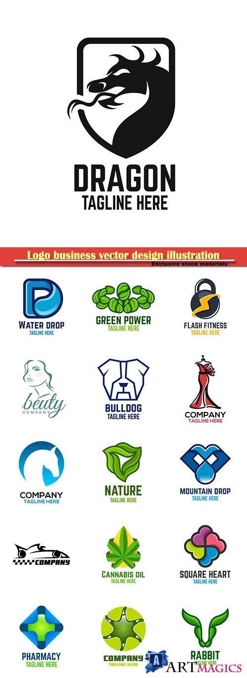 Logo business vector design illustration # 109